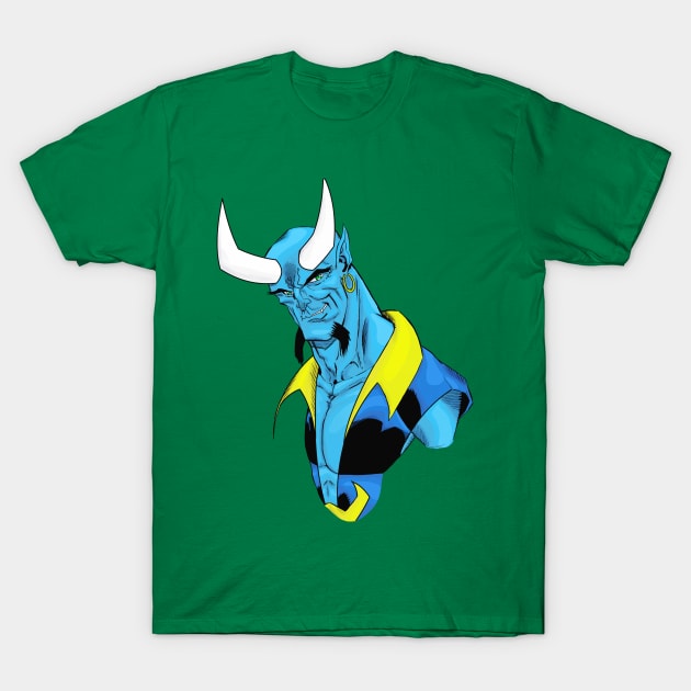 Blue Devil T-Shirt by MentalPablum